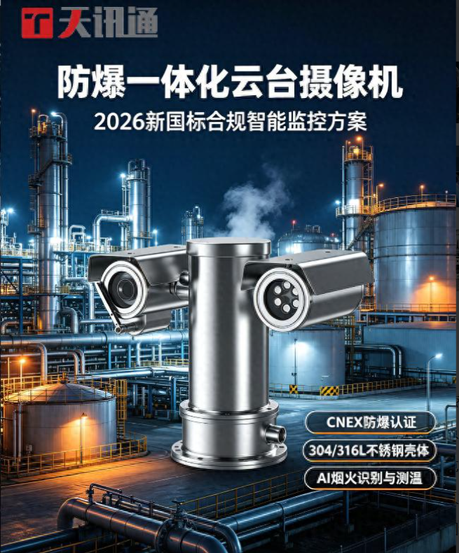 2026 年石油化工项目，防爆一体化云台摄像机如何破解高危监控难题